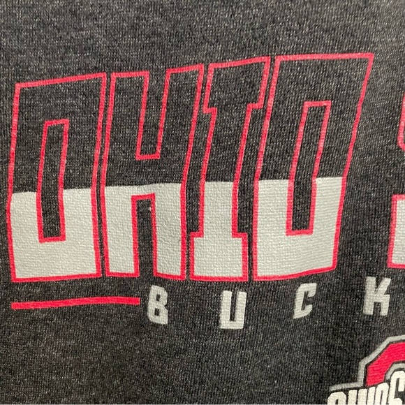 Ohio State Buckeyes Grey Hooded Sweatshirt Size Large - Picture 2 of 7